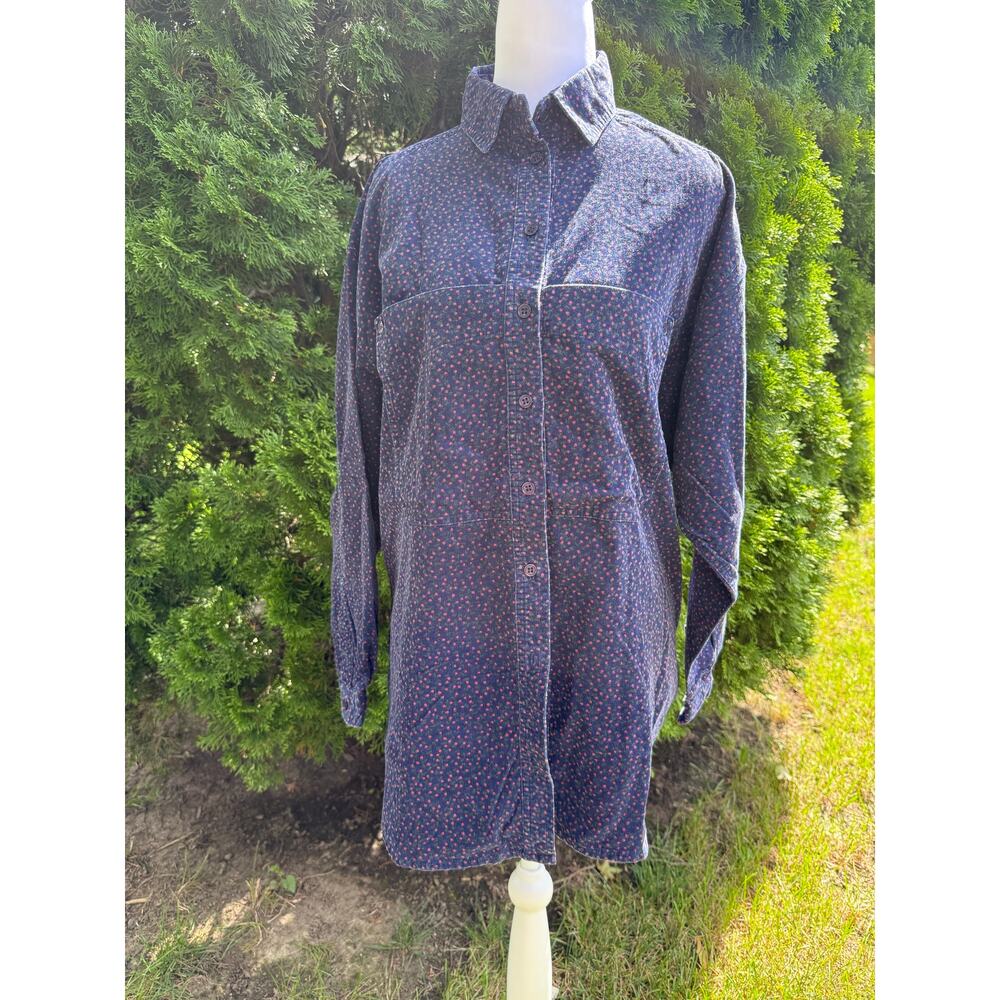 Sportables Corduroy Button Down Size Medium 90's Cottagecore